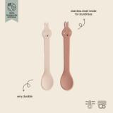 Silicone spoon 2-pack - Mrs. Rabbit