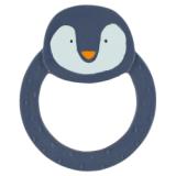 Beißring aus Naturkautschuk, rund - Mr. Penguin