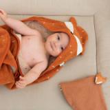 Hooded towel | 75x75cm - Mr. Fox