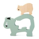 Wooden baby puzzle - Mr. Polar Bear