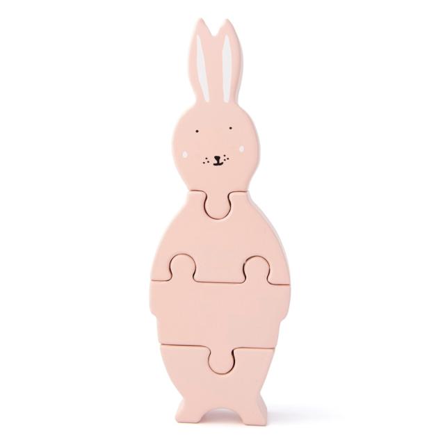 Puzzle formes animaux en bois - Mrs. Rabbit