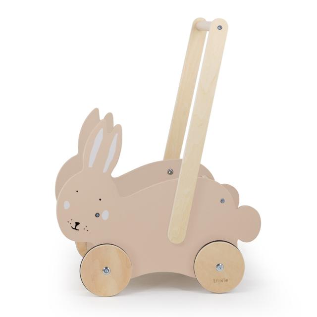 Chariot à pousser en bois - Mrs. Rabbit