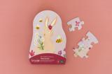 Formpuzzle - Mrs. Rabbit's Blumen - 12 Teile