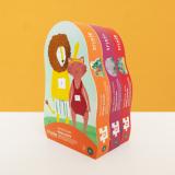 Shape puzzle - Animal friends - 12 pcs