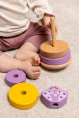 Torre apilable de madera - Mrs. Peacock