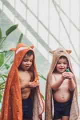 Animales de juguetes para apretar para el baño - Mrs. Rabbit & Mr. Fox