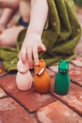 Animales de juguetes para apretar para el baño - Mrs. Rabbit & Mr. Fox
