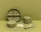 Taza porta snacks de silicona - Mr. Dino