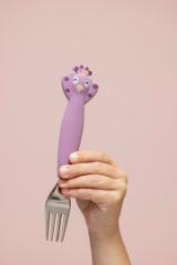 Cubiertos de 3 piezas en silicona - Mrs. Peacock