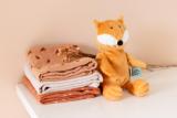 Muslin cloths 3-pack mix | 55x55cm - Fierce Fox