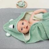 Hooded towel | 75x75cm - Mr. Polar Bear