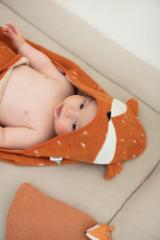 Hooded towel | 75x75cm - Mr. Fox
