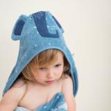 Hooded towel | 75x75cm - Mrs. Elephant