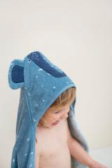 Hooded towel | 75x75cm - Mrs. Elephant