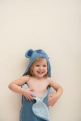 Hooded towel | 75x75cm - Mrs. Elephant