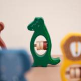 Wooden rattle - Mr. Crocodile
