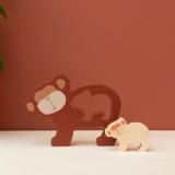 Puzzle bebés de madera - Mr. Monkey