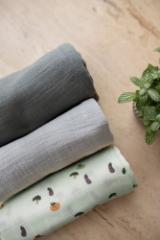 Muslin cloths 3-pack mix | 55x55cm - Friendly Vegetables