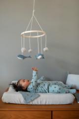 Bezug Wickelauflage | 70x45cm - Bliss Grey