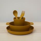 PLA plato 2-pack - Mustard