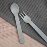 PLA lepel/vork 2-pack - Olive