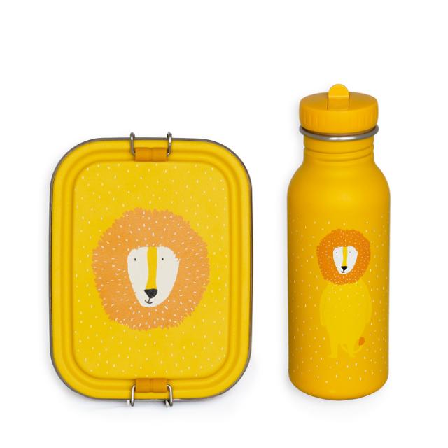 Set scolaire - boîte repas & gourde - Mr. Lion