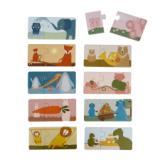Puzzle-Box - Tier-Matching - 10 Duo-Puzzles