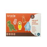 Puzzle box - Big and small animals - 5 puzzles