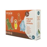 Puzzle box - Big and small animals - 5 puzzles