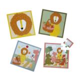 Puzzle box -  Animal picnic - 4 puzzles