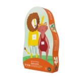 Shape puzzle - Animal friends - 12 pcs