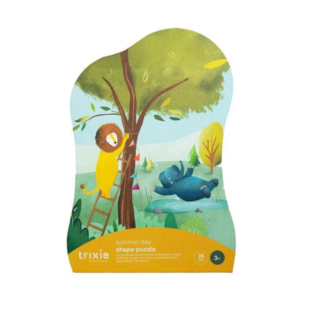 Shape puzzle - Summer day - 35 pcs