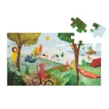 Shape puzzle - Summer day - 35 pcs