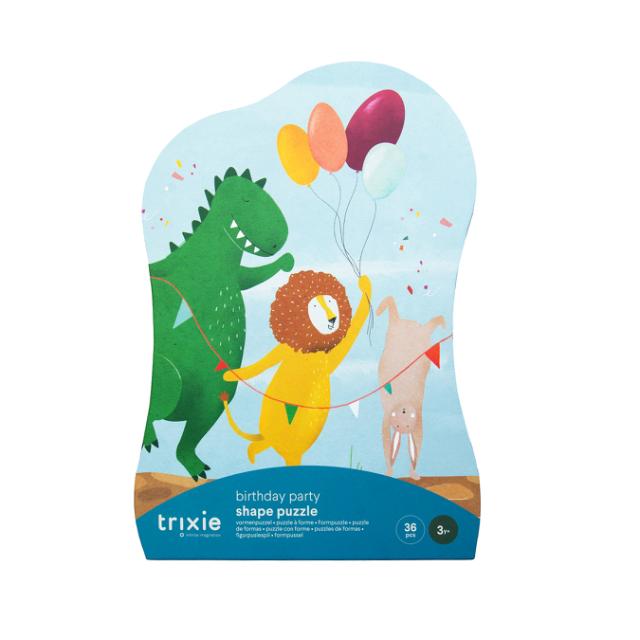 Formpuzzle - Geburtstagsparty - 36 Teile