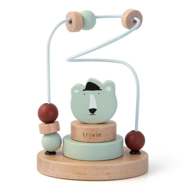 Laberinto de cuentas de madera - Mr. Polar Bear