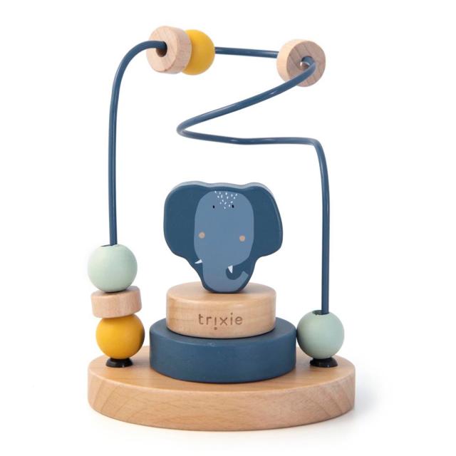 Laberinto de cuentas de madera - Mrs. Elephant