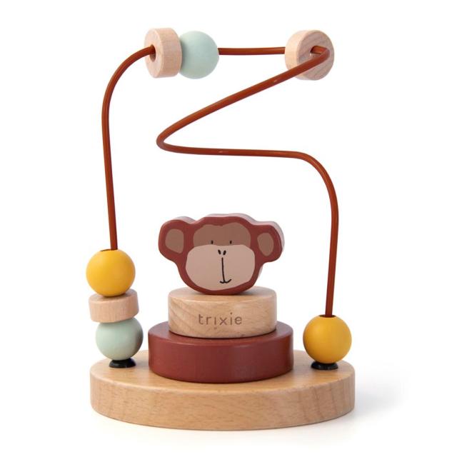 Laberinto de cuentas de madera - Mr. Monkey