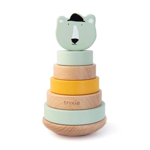 Holz Stapelturm - Mr. Polar Bear