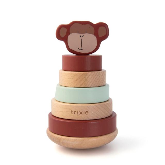 Holz Stapelturm - Mr. Monkey
