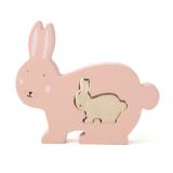 Puzzle bébé en bois - Mrs. Rabbit