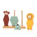 Puzzle de animales apilable de madera