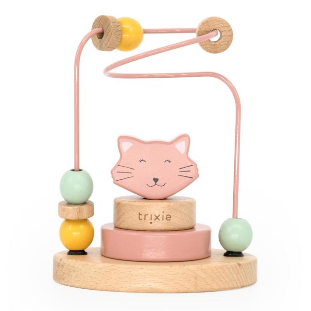 Laberinto de cuentas de madera - Mrs. Cat