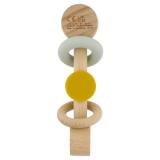 Rassel aus Holz und Silikon - Mr. Lion