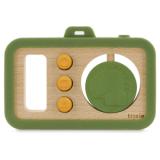 Appareil photo bébé en silicone et bois
