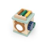 Cubo de actividades pequeño de madera