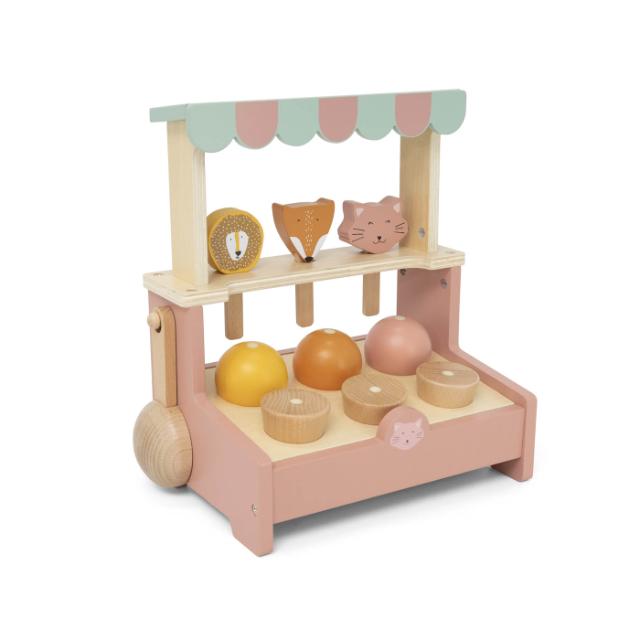 Stand de glaces en bois