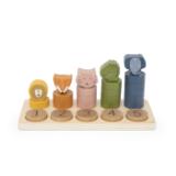 Puzzle à chiffres 1-5 en bois