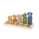 Puzzle à chiffres 1-5 en bois