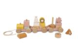 Train en bois animaux - Mrs. Cat