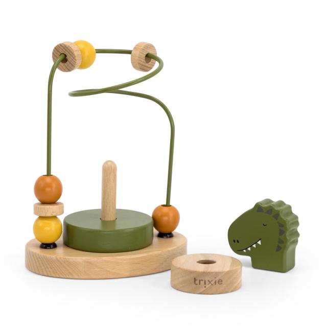 Laberinto de cuentas de madera - Mr. Dino 